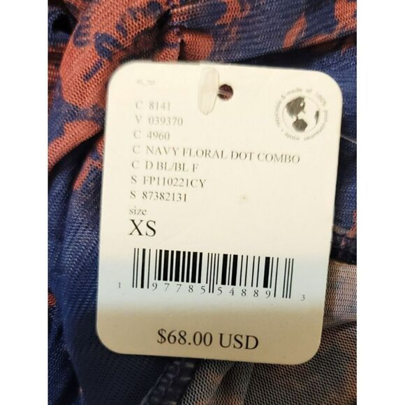 NWT - Free People Intimately Sheer Navy Body Suit - Size XS - Picture 8 of 10